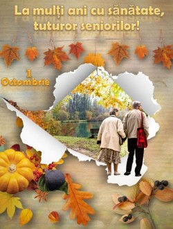 1 octombrie - Ziua Internațională a Persoanelor Vârstnice! La mulți ani bunicilor noștri

