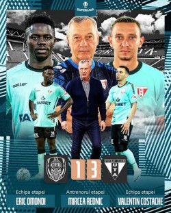Mircea Rednic, antrenorul etapei. Eric Omondi și Valentin Costache, jucătorii etapei a 11-a
