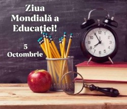 5 octombrie – Ziua Mondială a Educaţiei