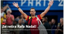 Legendarul Rafael Nadal şi-a anunţat joi retragerea din tenisul profesionist