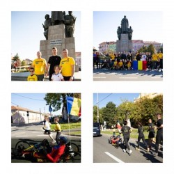 Jandarmeria Arad participă la Ștafeta Veteranilor Invictus 2024. Astăzi, 22 octombrie, ștafeta a ajuns în județul nostru