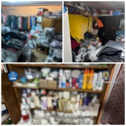 Captură uriașă de produse contrafăcute reușită de polițiștii arădeni. Marfă confiscată în valoare de peste 433.000 de lei