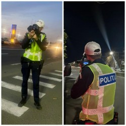 Polițiștii arădeni i-au ”amenințat” cu pistolul pe șoferi
