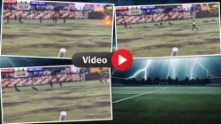 Fotbalist mort pe teren trăznit de fulger