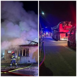 Un pompier arădean ce locuia în vecinătate a salvat viața unui bărbat aflat într-o casă cuprinsă de incendiu
