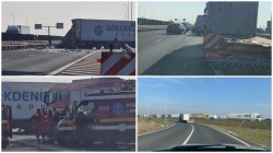 Accident pe A1 la Orțișoara! Traficul deviat pe drumul național