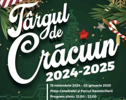 Târgul de Crăciun din Arad se deschide în 15 noiembrie