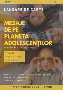 Cuvântul scris al tinerei generații într-o lansare de carte la Bibliotecă