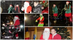 Luminițele în bradul de Crăciun din centrul Aradului au fost aprinse