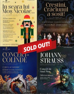 Luna decembrie cu SOLD-OUT la toate concertele Filarmonicii Arad