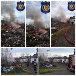 Amendă uriașă pentru un arădean care a incendiat deșeuri și a intoxicat cu fum aproape un întreg cartier