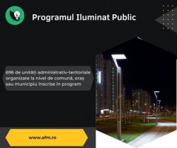 696 de solicitanți s-au înscris în cadrul Programului Iluminat Public 2024

