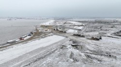 Speranțe pentru realizarea drumului de legătură DN 69 Timișoara – Arad cu autostrada A1. Deși condițiile meteo sunt vitrege, muncitorii au revenit pe șantier


