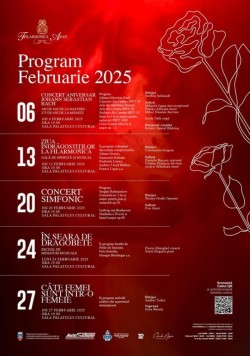 Luna iubirii la Filarmonica Arad. Programul Filarmonicii Arad în luna februarie 2025
