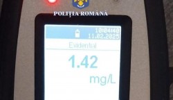 Beat criță și fără permis, depistat la volan de politisti pe străzile Aradului
