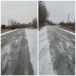 Echipele de intervenție au acționat pe drumurile județului Arad pentru deszăpezirea și combaterea poleiului