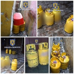 Colecționar de butelii reținut de polițiștii arădeni…pentru că erau furate