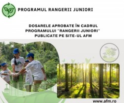 Trei milioane de lei aprobate de Administrația Fondului pentru Mediu pentru Programul ”Rangerii Juniori”