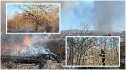 Șapte incendii de vegetație într-o singură zi. Bilanțul misiunilor zilei de joi, 06 martie, ale pompierilor arădeni