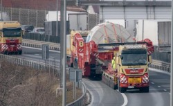 Atenție șoferi! Trafic îngreunat! Un nou mastodont de 788 tone va străbate Aradul cu destinația Termocentrala Mintia