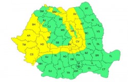 Codul galben de vânt puternic se prelungește în Arad până sâmbătă seara