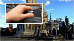 Fără frică de Dumnezeu, un arădean i-a furat unui enoriaș aflat în biserică telefonul mobil