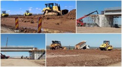 Drumul de legătură dintre autostrada A1 și DN 69 Arad – Timișoara a ajuns la un stadiu de execuție de aproape 47%