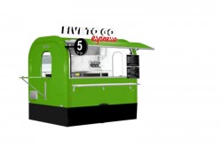 5 to go lansează o rulotă complet echipată pentu a vinde în franciză produsele Espresso, la preţul de 12.500 euro