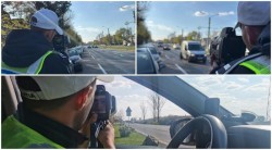 SPEED MARATHON, 24 de ore de monitorizare a vitezei în Arad = 313 amenzi în valoare de 94.000 de lei