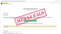 Atenție români! Nouă campanie de emailuri false în numele ANAF 