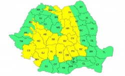 Din nou cod galben de vreme rea în România