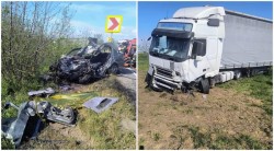 Accident cu urmări tragice între Zimandul Nou și Zimand Cuz. O femeie și-a pierdut viața, iar cei 2 copii ai ei sunt în stare critică