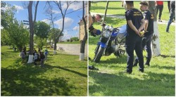 Accident mortal la Grăniceri. Un tânăr a decedat după ce a intrat cu motocicleta într-un pom