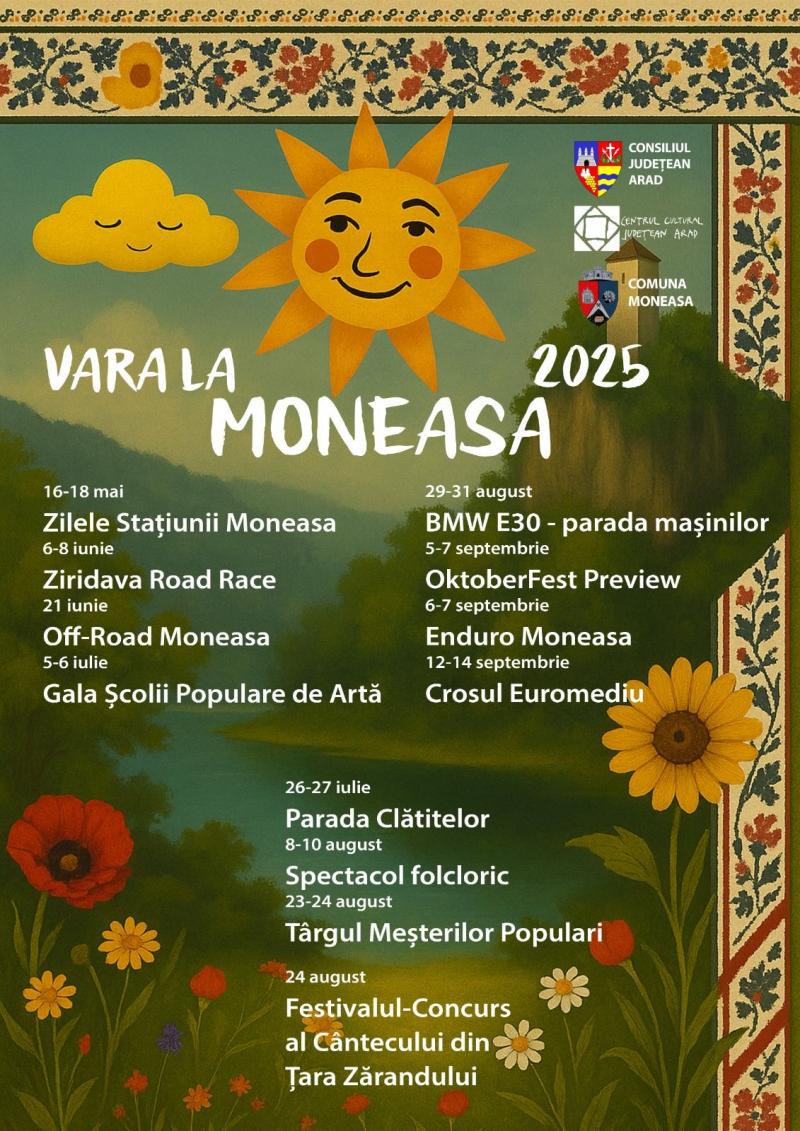 Vara la Moneasa 2025: Tradiție, distracție și evenimente pentru toate vârstele