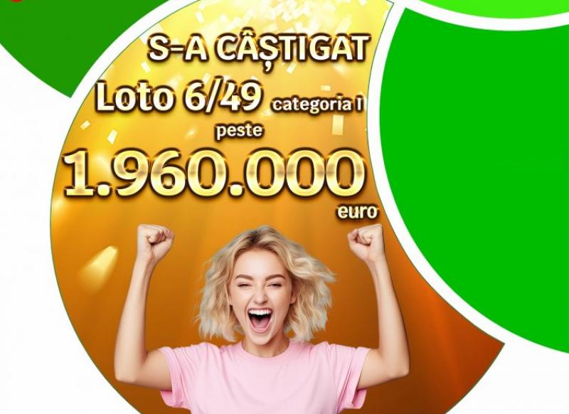 S-a câștigat marele premiu la Loto 6/49 în valoare de peste 10 milioane de lei și premiul de categoria I la Noroc în valoare de peste 12,5 milioane de lei

