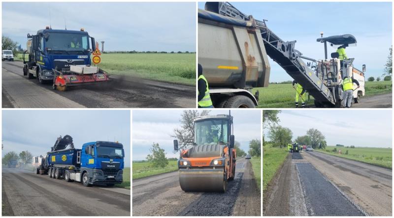 Șoferi, dacă aveți drumuri între Arad și Timișoara, mai bine luați-o pe autostradă. Lucrări pe zeci de kilometri pe DN 69