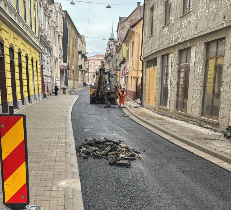 Traficul rutier rămâne restricționat pe strada Unirii, în următoarele 3 zile