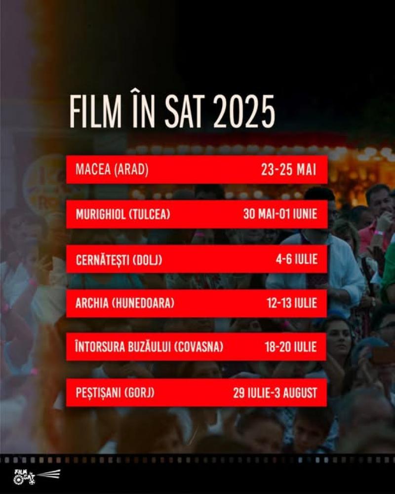 Macea a deschis festivalul național „Film în Sat”

