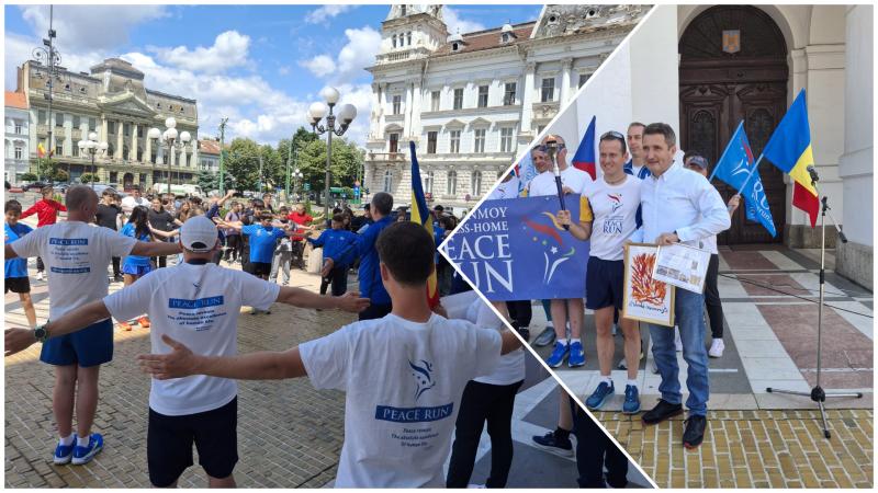 Peace Run a ajuns la Arad