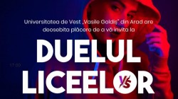Dan Negru moderează „DUELUL LICEELOR” din Arad

