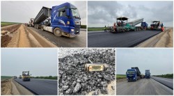 Drumul de legătură dintre autostrada A1 și DN 69 Arad – Timișoara a ajuns la un stadiu de execuție de 60%. Termenul contractual pentru finalizarea lucrării este luna august 2025