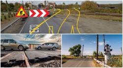 Cinci zile de teroare pentru șoferii care tranzitează ciotul lipsă din autostrada Nădlac – Sibiu de la Margina! Circulația rutieră deviată

