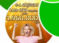 S-a câștigat marele premiu la Loto 6/49 în valoare de peste 10 milioane de lei și premiul de categoria I la Noroc în valoare de peste 12,5 milioane de lei

