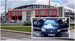Partidă de mare risc la Arad! Gruparea de Jandarmi Mobilă Timișoara în acțiune la meciul de fotbal UTA Arad - Gloria Buzău