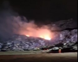 Alegeri, alegeri, dar arde groapa de gunoi din Arad !