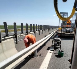 Atenție pe autostradă între Arad și Timișoara. Trafic restricționat