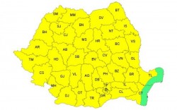 România sub atenționare Cod Galben de instabilitate atmosferică temporar accentuată

