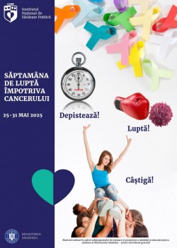 În România aproximativ 300.000 de oameni sunt diagnosticați cu cancer. Săptămâna Europeană de Luptă Împotriva Cancerului 25-31 Mai 2025


