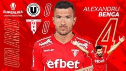 Alexandru Benga este al doilea jucător care-și prelungește contractul cu UTA

