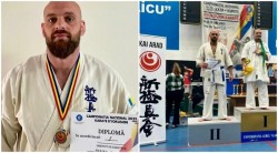 Polițist arădean, vicecampion național, calificat la Campionatul European de karate kyokushin
